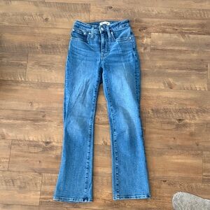 Madewell Kick out crop